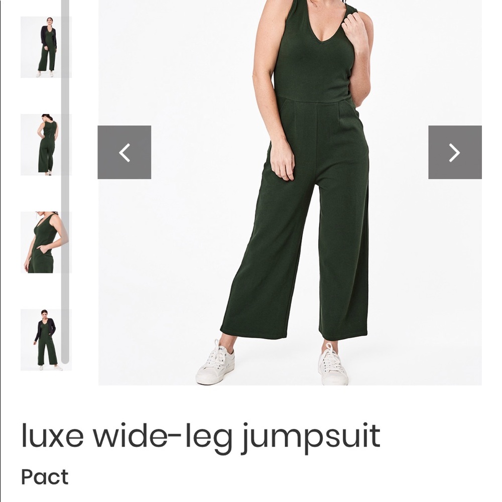 Pact Luxe Wide Leg Jumpsuit